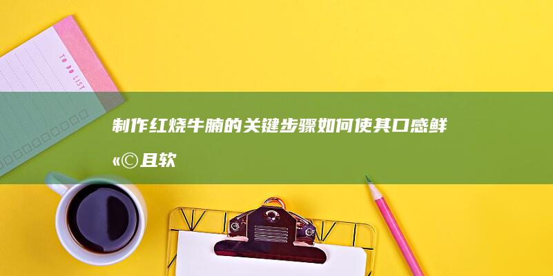 制作红烧牛腩的关键步骤：如何使其口感鲜嫩且软烂